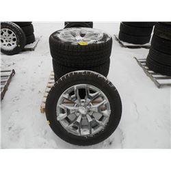 Qty 4 Goodyear Eagle LS P275/55R20 tires on alum GMC rims