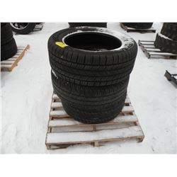 3 tires -Goodyear 275/55R20 w/out rim, Goodyear Wrangler P255/75R17 on alum rim, 305/40R22 tire w/ou