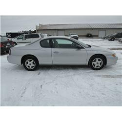 2004 Chev Monte Carlo SN#-2G1WW12EX49287004