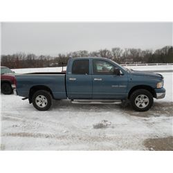2002 Dodge Ram 1500 SN#-3D7HU18Z42G138659