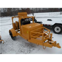 Hydraulic pump on trailer -4 cylinder Isuzu