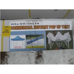 10x10 pop-up tent -New