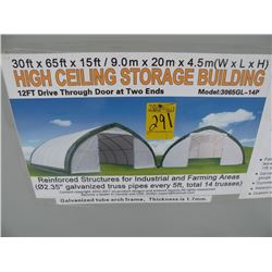 30x65x15ft storage shelter -New