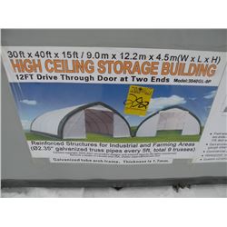 30x40x15ft storage shelter -New