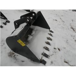 36" Bobcat backhoe/excavator bucket