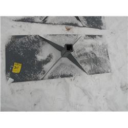 Receiver plate for skidloader -New