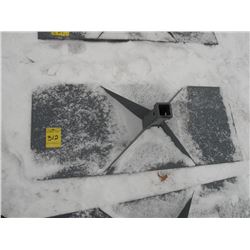 Receiver plate for skidloader -New