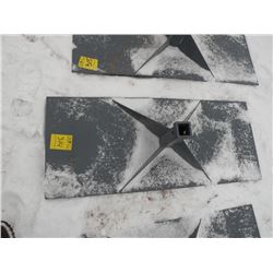 Receiver plate for skidloader -New