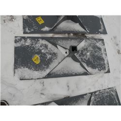 Receiver plate for skidloader -New