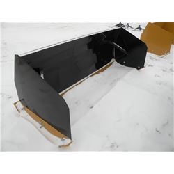 8ft snowpusher w/skidloader mount -New