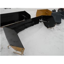 8ft snowpusher w/skidloader mount -New