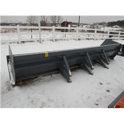 14ft snowpusher for wheel loader or backhoe -New