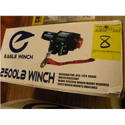 2500 lb Eagle ATV winch