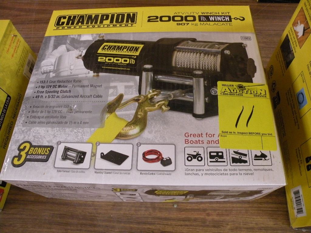 Champion 2000 lb winch