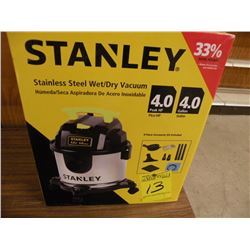 Stanley stainless steel wet/dry vac