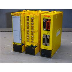 FANUC MISCELLANEOUS I/O MODULES! INCLUDES (2) A03B-0807-C011 (1) A03B-0807-C052