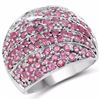 Image 1 : Sterling Silver Thai Ruby Ring