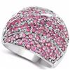 Image 2 : Sterling Silver Thai Ruby Ring