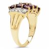 Image 2 : Sterling Silver Garnet Ring
