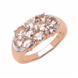 Sterling Silver Morganite Ring