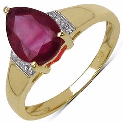 Sterling Silver Ruby Ring