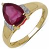 Image 1 : Sterling Silver Ruby Ring