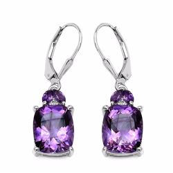 Sterling Silver Brazil Amethyst Earrings