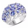 Image 1 : Sterling Silver Tanzanite Ring