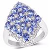 Image 1 : Sterling Silver Tanzanite Ring