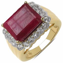 Sterling Silver Ruby Ring