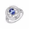 Image 1 : Sterling Silver Tanzanite Ring