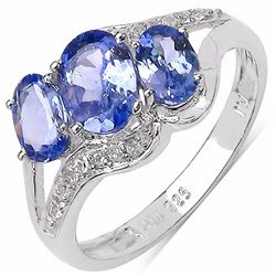 Sterling Silver Tanzanite Ring