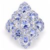 Image 3 : Sterling Silver Tanzanite Ring