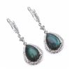 Image 1 : Sterling Silver Labradorite Earrings