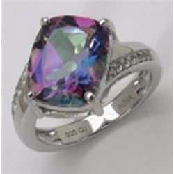 Sterling Silver Mystic Quartz Ring