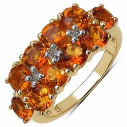 Sterling Silver Madeira Citrine Ring