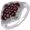 Image 1 : Sterling Silver Garnet Ring