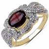 Image 1 : Sterling Silver Garnet Ring