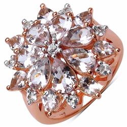 Sterling Silver Morganite Ring