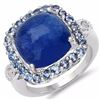 Image 1 : Sterling Silver Tanzanite Ring