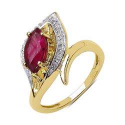 Sterling Silver Ruby Ring