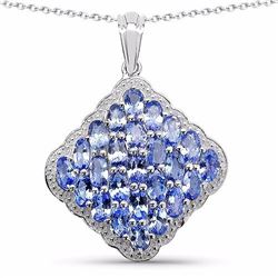 Sterling Silver Tanzanite Pendant