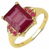 Image 1 : Sterling Silver Ruby Ring