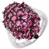 Image 1 : Sterling Silver Rhodolite Ring