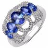 Image 1 : Sterling Silver Tanzanite Ring