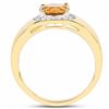 Image 2 : Sterling Silver Madeira Citrine Ring