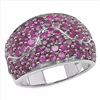 Image 1 : Sterling Silver Thai Ruby Ring