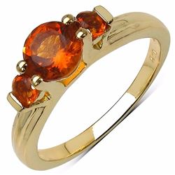 Sterling Silver Madeira Citrine Ring