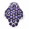 Image 3 : Sterling Silver African Amethyst Ring