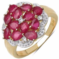 Sterling Silver Ruby Ring